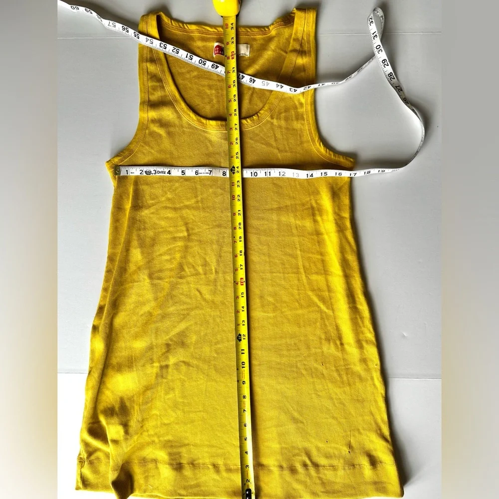 🍒NWOT Free People Beach Tracey Midi Dress. Gold. Size: Large. - Picture 9 of 11